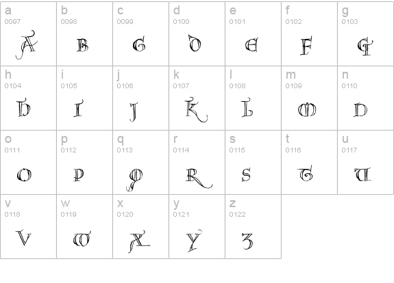 Noel lowercase a-z preview