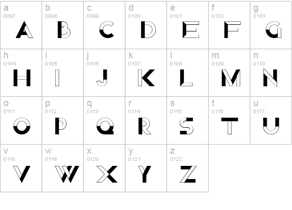 Nord Express NF lowercase a-z preview