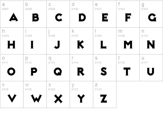Not Mary Kate NF lowercase a-z preview
