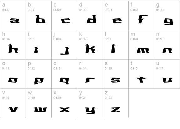 Not Quite Right BRK lowercase a-z preview