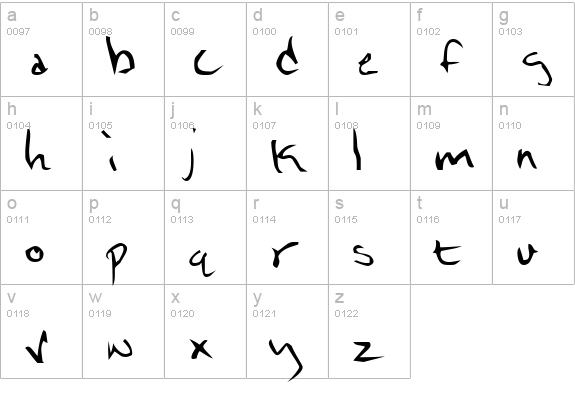 NoteScrawl lowercase a-z preview