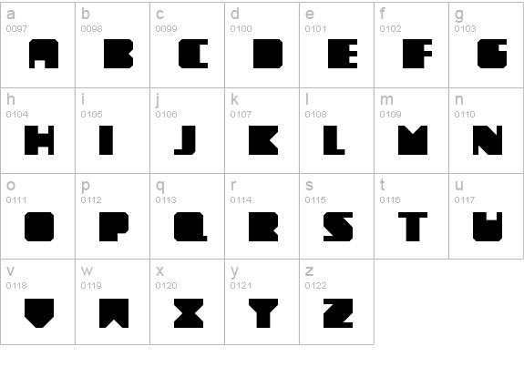 Novum lowercase a-z preview