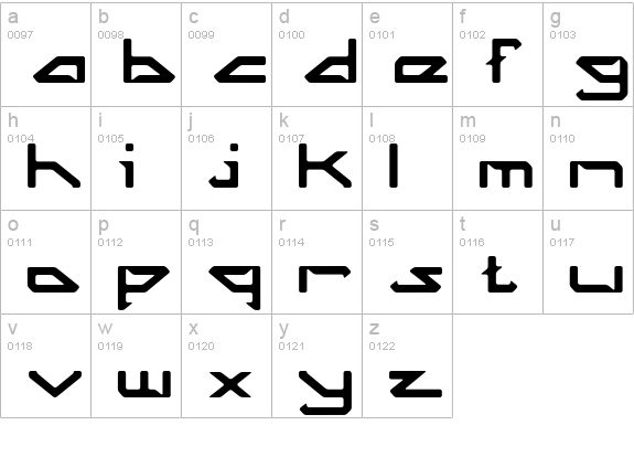 Octicity lowercase a-z preview