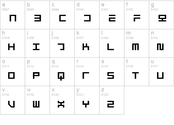 Oggi lowercase a-z preview