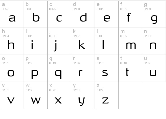 Ohitashi lowercase a-z preview