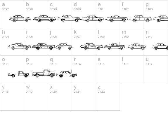 Oil Crisis B lowercase a-z preview