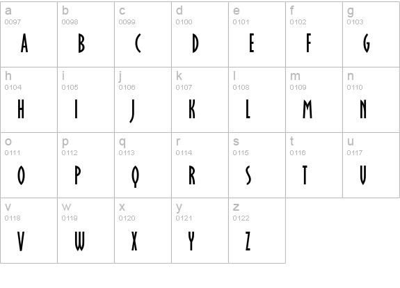 OklahomaSoft lowercase a-z preview