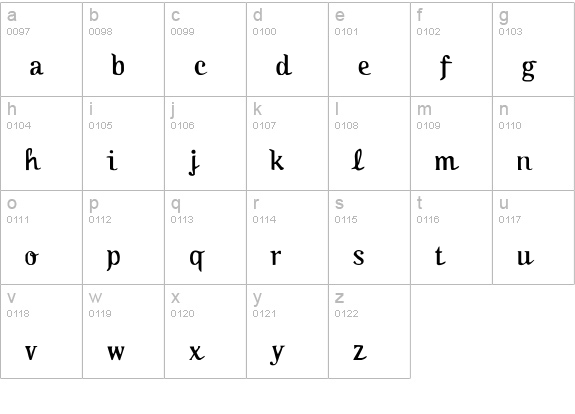 Oktoberfest lowercase a-z preview
