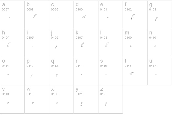Olders Historica lowercase a-z preview