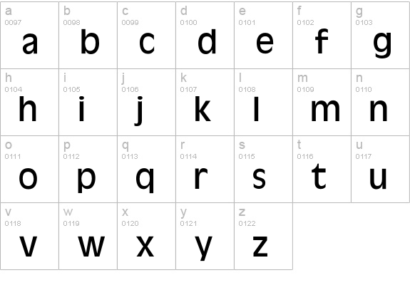 OliveAntique lowercase a-z preview