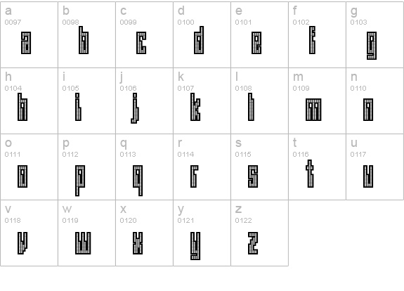 Omegamax lowercase a-z preview