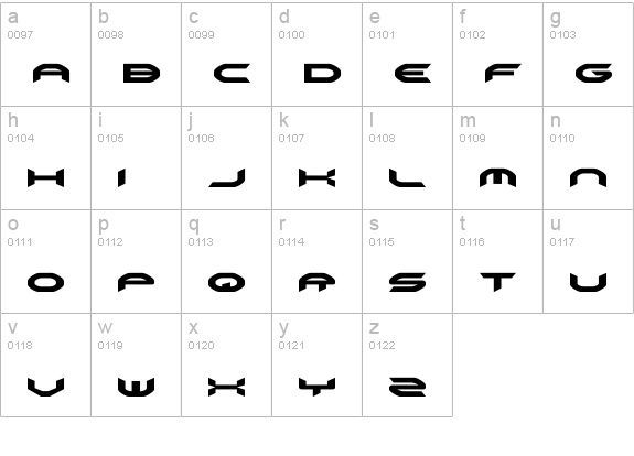 Omni Girl lowercase a-z preview
