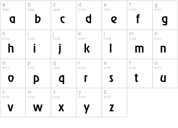 OnStageSerial-Medium-Regular lowercase a-z preview
