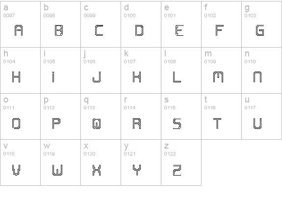 OpenMind lowercase a-z preview