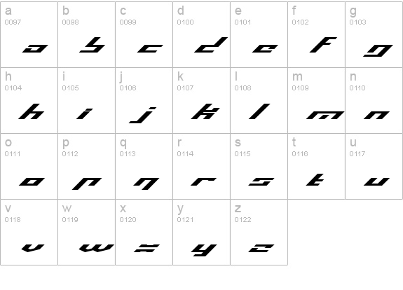 Operational Amplifier lowercase a-z preview