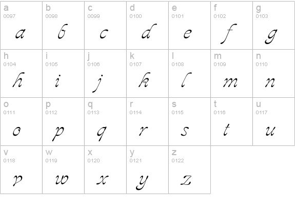 OPTIAjax lowercase a-z preview