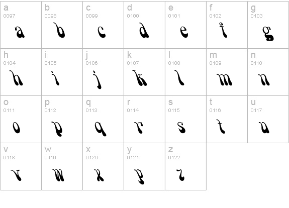 OPTISmoke lowercase a-z preview