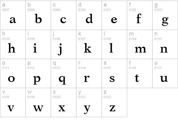 Orchid SSi Semi Bold lowercase a-z preview