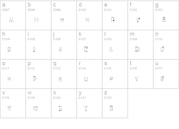 OrganDonorSkin lowercase a-z preview