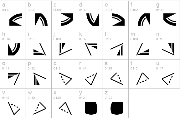 OrnamentsCity lowercase a-z preview