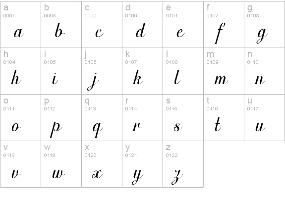 OttumHmkBold lowercase a-z preview