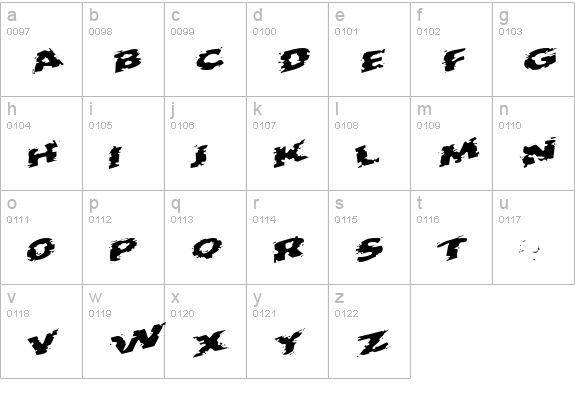 OutbackOutaConrtolSCapsSSK lowercase a-z preview