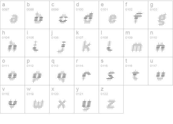Overcross ExtraLightOblique lowercase a-z preview