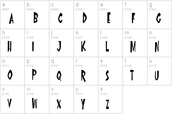 Oyster Bar BTN Cond lowercase a-z preview