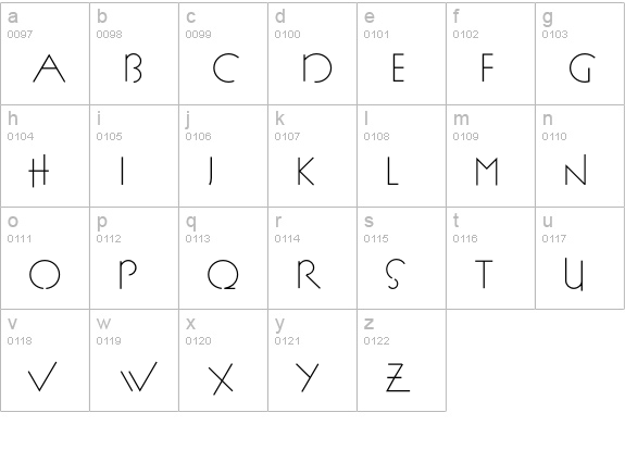 P22FLLWExhibition-Light lowercase a-z preview