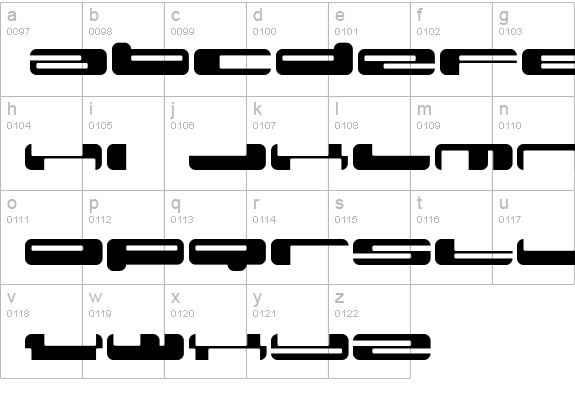 Pancake lowercase a-z preview