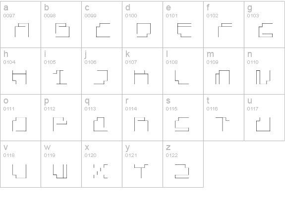 Paper Cube lowercase a-z preview
