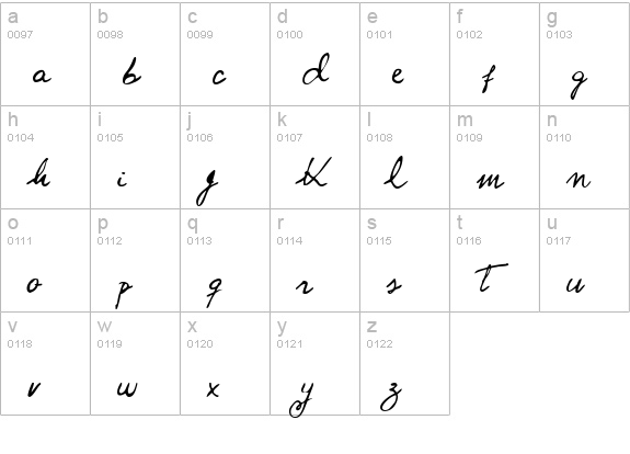 Paulinho Pedra Azul Normal lowercase a-z preview