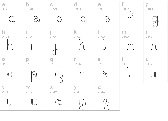 peach sundress ~ lowercase a-z preview