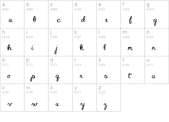 Peterbuilt lowercase a-z preview
