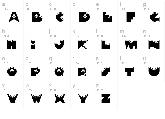Petre Devos NF lowercase a-z preview