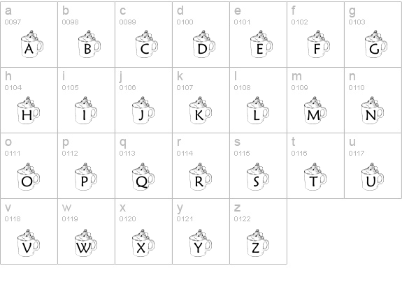 pf_mouse_cup1 lowercase a-z preview