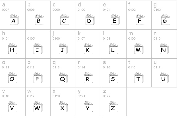 pf_rabbit in a box lowercase a-z preview