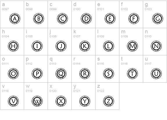 pf_scircle1 lowercase a-z preview