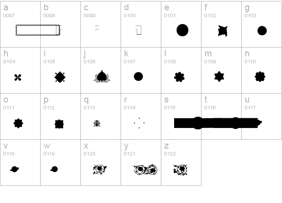 PFOrnmTreasures2-Layer1 lowercase a-z preview