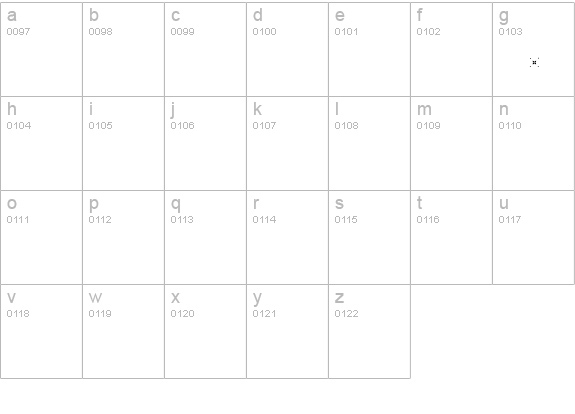 PFOrnmTreasures2-Layer8 lowercase a-z preview