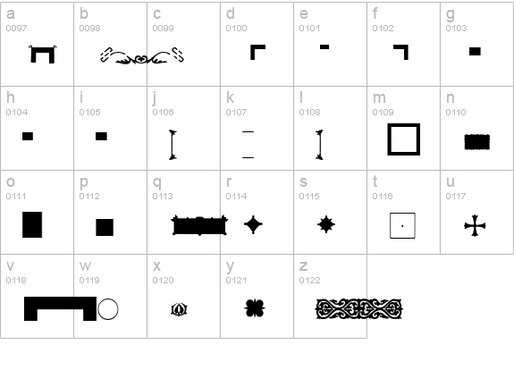 PFOrnmTreasures3-Layer1 lowercase a-z preview