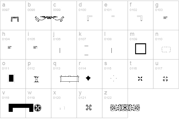 PFOrnmTreasures3-Layer2 lowercase a-z preview
