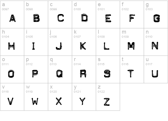 PFTapeomatic High Pressure lowercase a-z preview