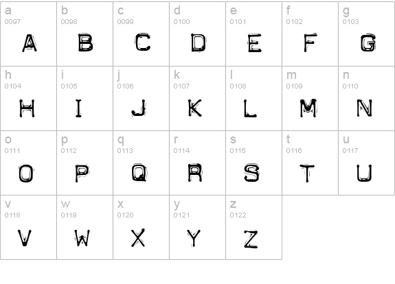 PFTapeomatic Low Pressure lowercase a-z preview