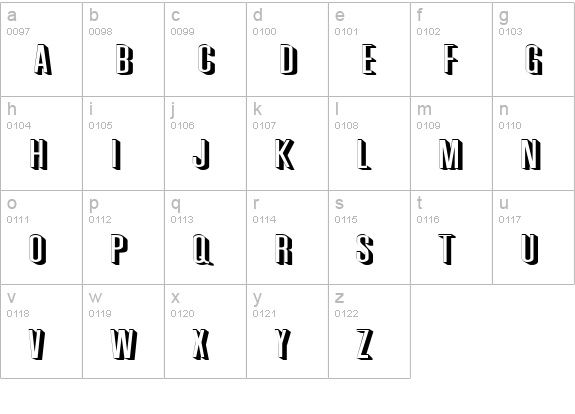 Phoenix Extended Normal lowercase a-z preview