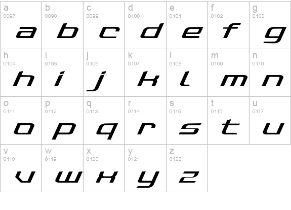 Photonica lowercase a-z preview