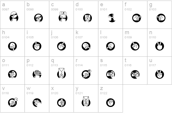 PicFormat lowercase a-z preview