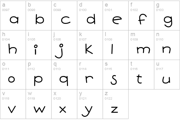 Pie Contest BTN Round lowercase a-z preview