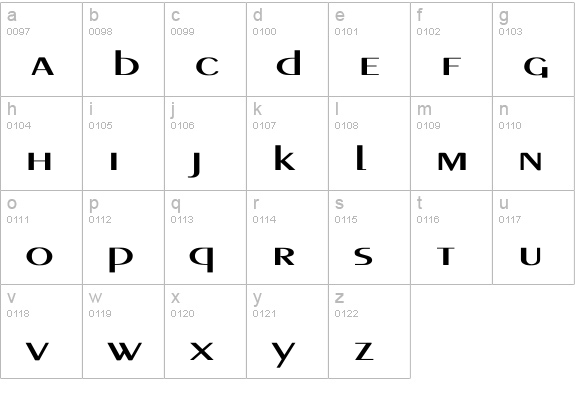 PigNoseTyp Bold lowercase a-z preview