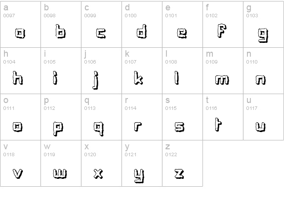 Pillo Talk Soft lowercase a-z preview